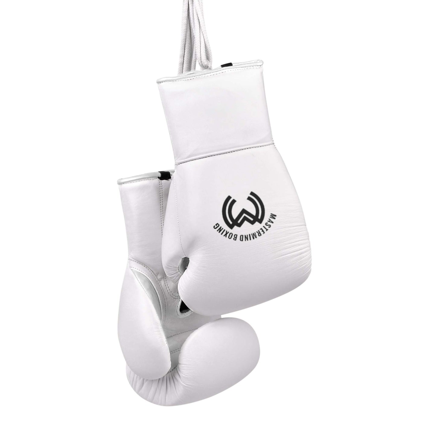 Model M Boxing Gloves - Genuine Leather White