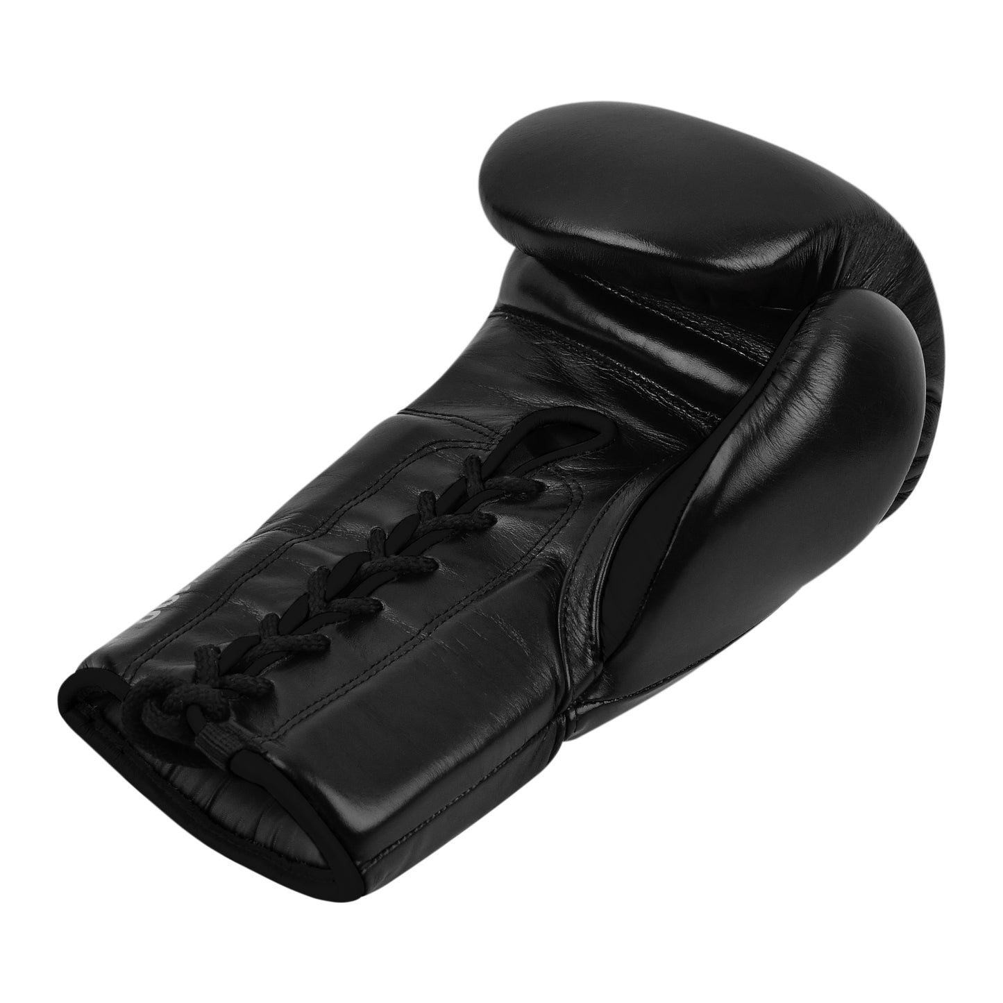 Model M Boxing Gloves - Genuine Leather Black